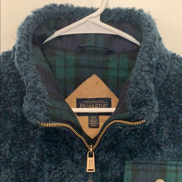 Pendleton Fuzzy Jacket Blue - Picture 2 of 7